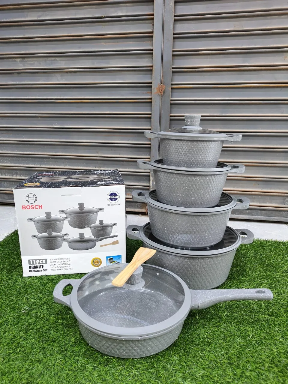 Bosch Granite Cookware Set (Grey)