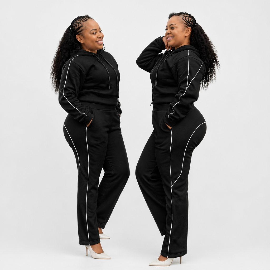 Contour Piped Sweat-Set - Image 7
