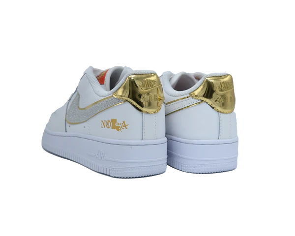 Air Force 1 "NOLA" (White/Gold) - Image 2